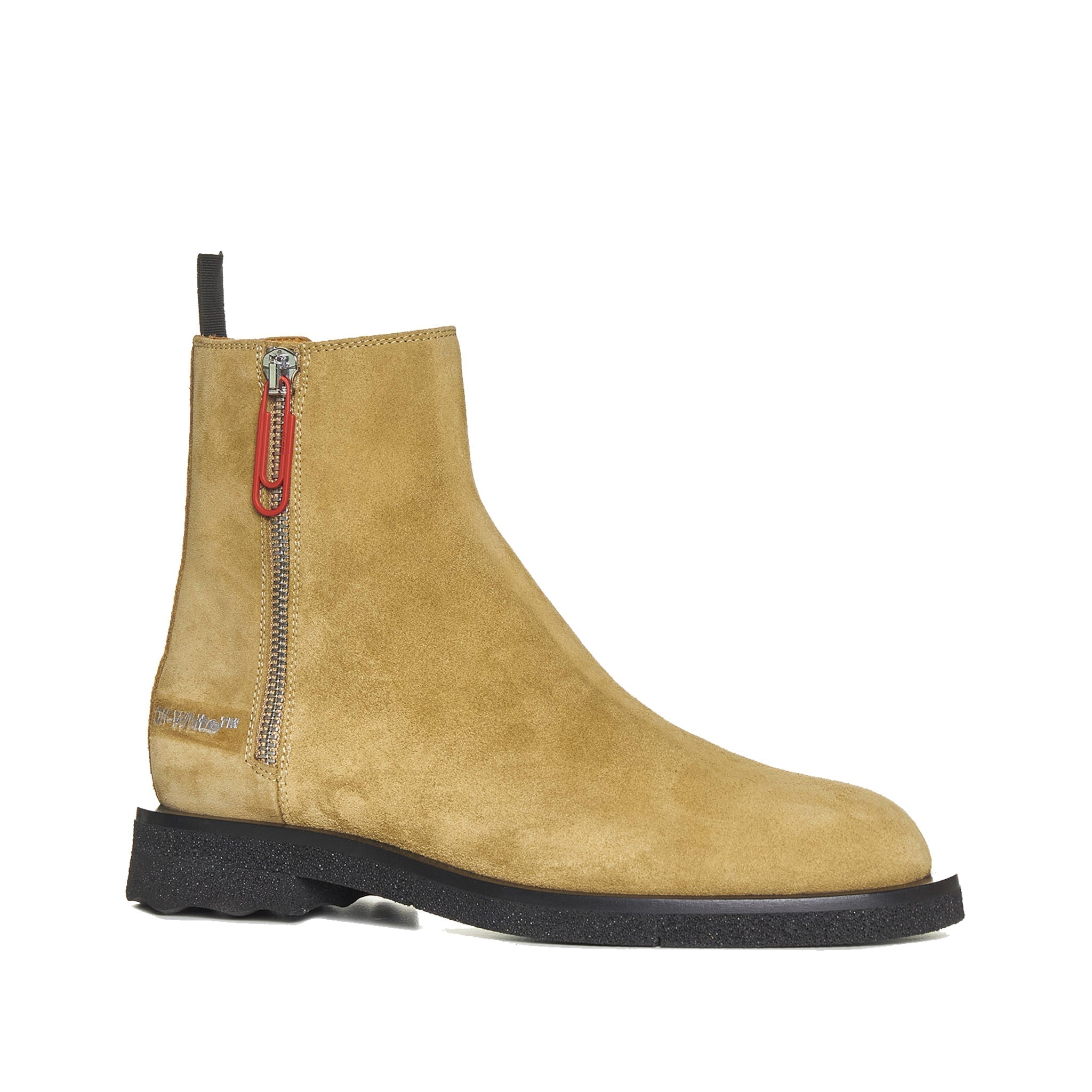 Off White Off White Suede Ankle Boots