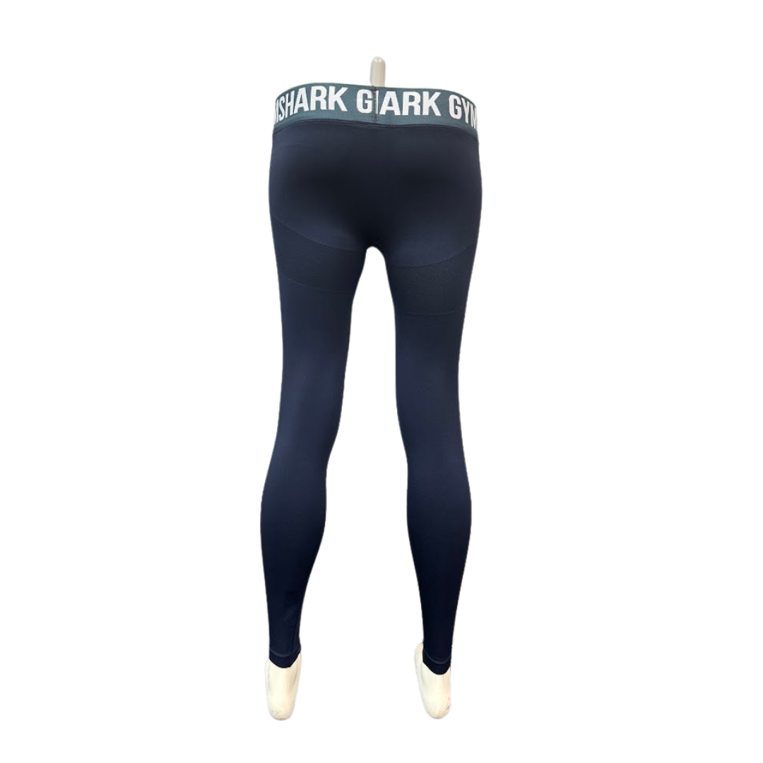 Gymshark Flex Low Rise Leggings Navy, Size Small