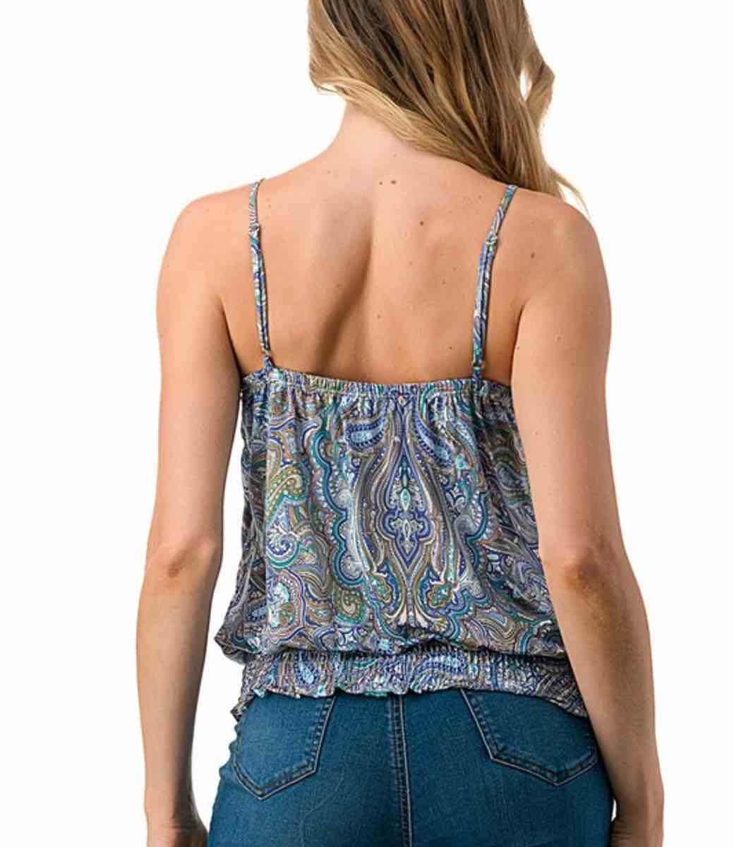 Payton Paisley Tank Top - Multi
