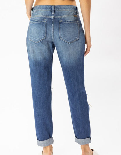 Mid Rise Boyfriend Jean