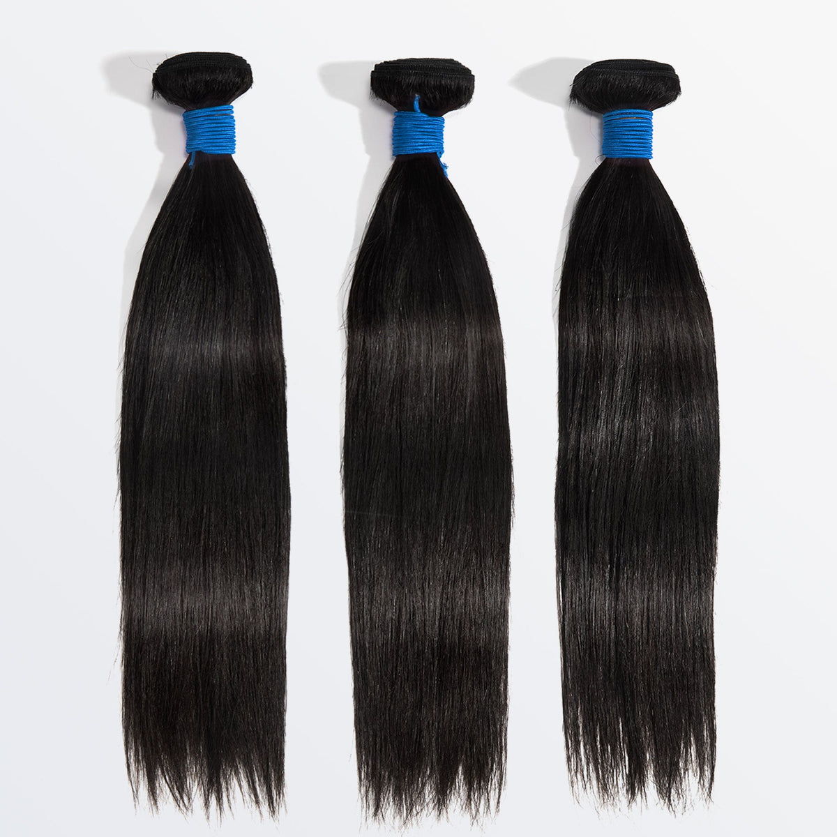Straight Virgin Brazilian Hair Bundles Silky Smooth &amp; Soft Natural Color 10-30 Inch - Stariahair