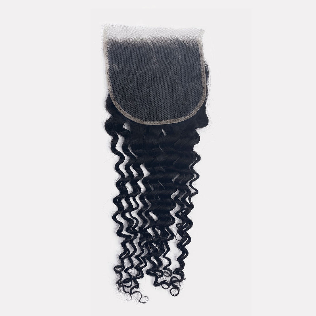 StariaHair 12-20 Inch 4"x4" Deep Curly Transparent Lace Closure 