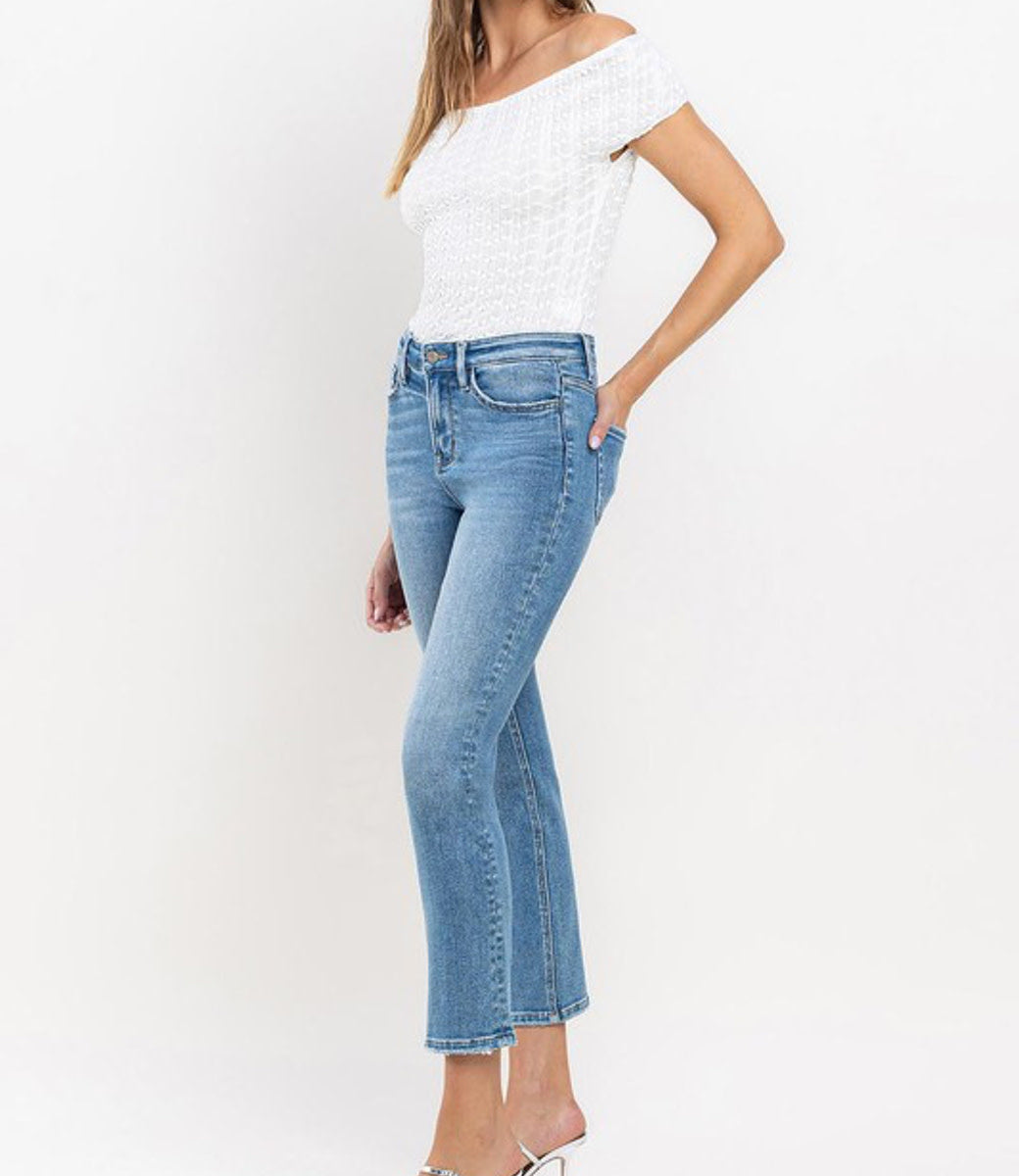 Raven High Rise Slim Straight