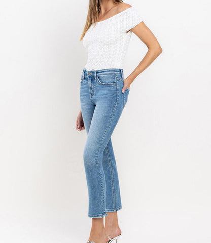 Raven High Rise Slim Straight