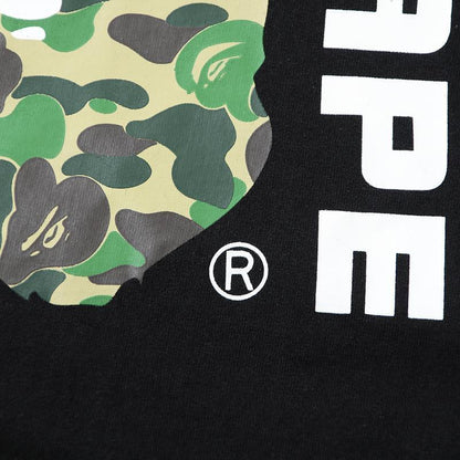 Bathing Ape Black T-Shirt without Collar