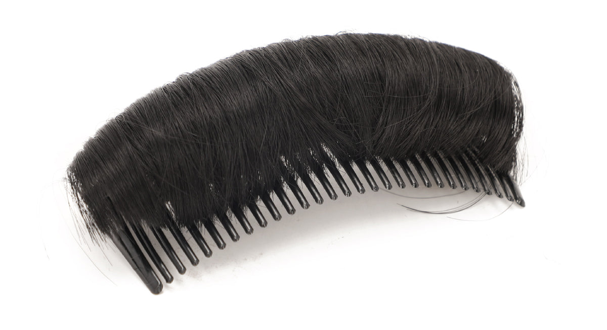Wigs, hair pads, combs and hair softeners