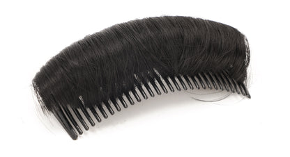 Wigs, hair pads, combs and hair softeners