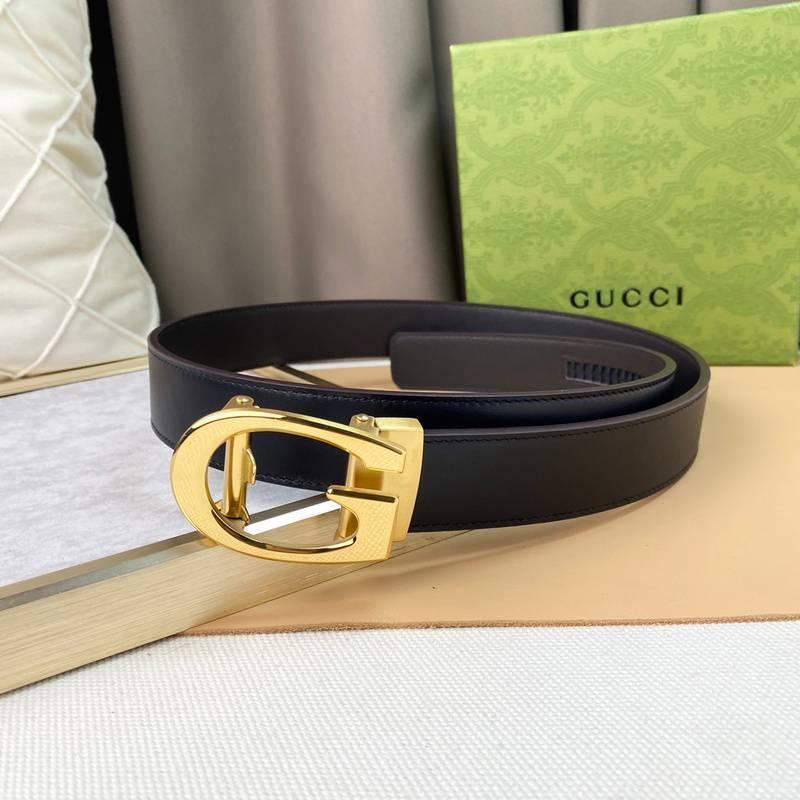 GUCCI Embellished coated-canvas and leather belt &