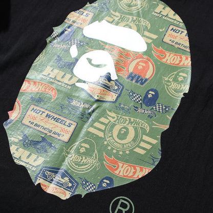 BAPE X HOT WHEELS APE HEAD TEE Black T-Shirt