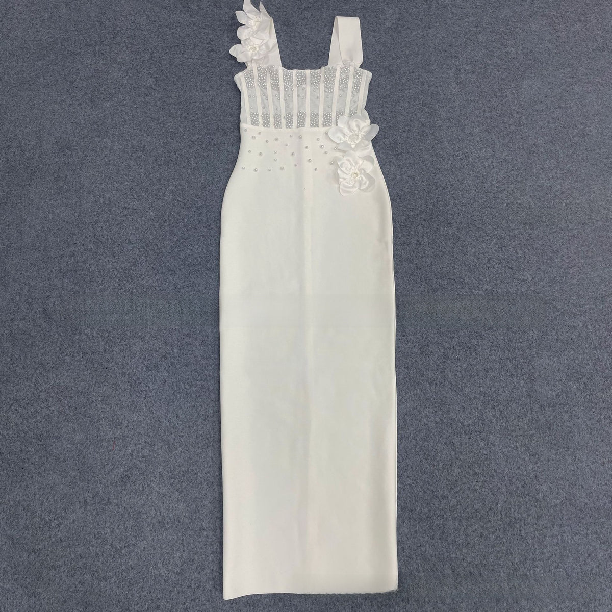 Elegant Beaded Bandage Dress