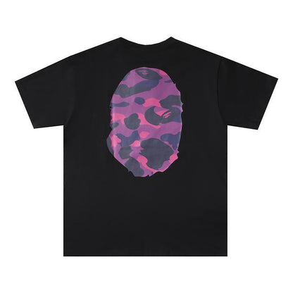 Bathing Ape Black T-Shirt without Collar