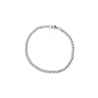Cuban Chain Bracelet Stainless Steel Geometric Link Jewelry