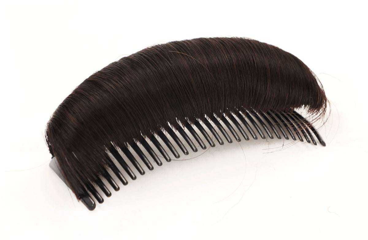 Wigs, hair pads, combs and hair softeners
