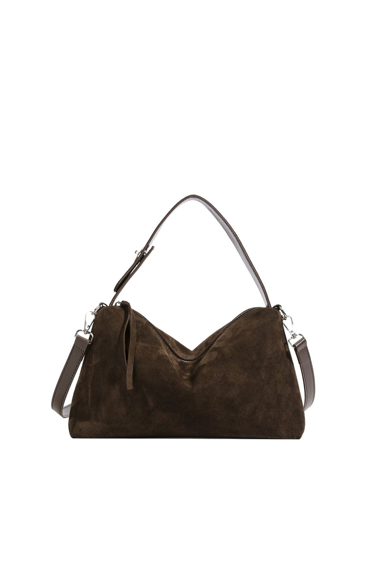 Womens Frosted Leather Crossbody Bag