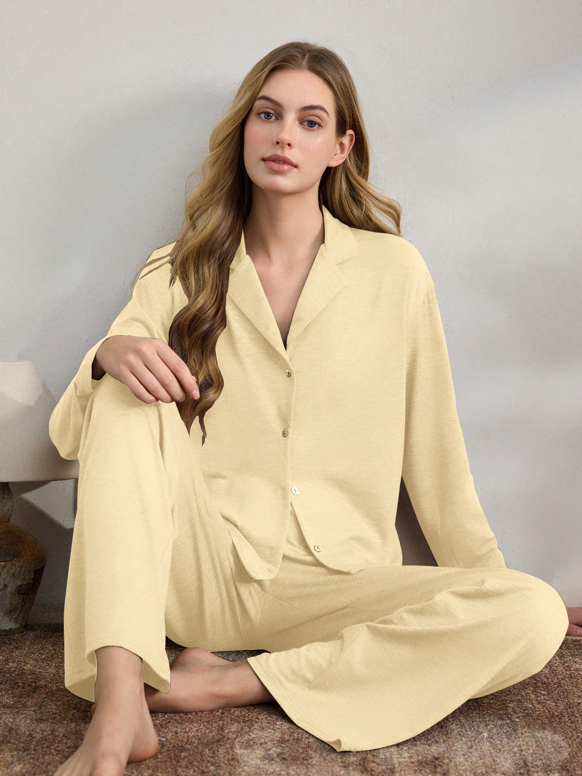 Womens Long Sleeve Pajama Set