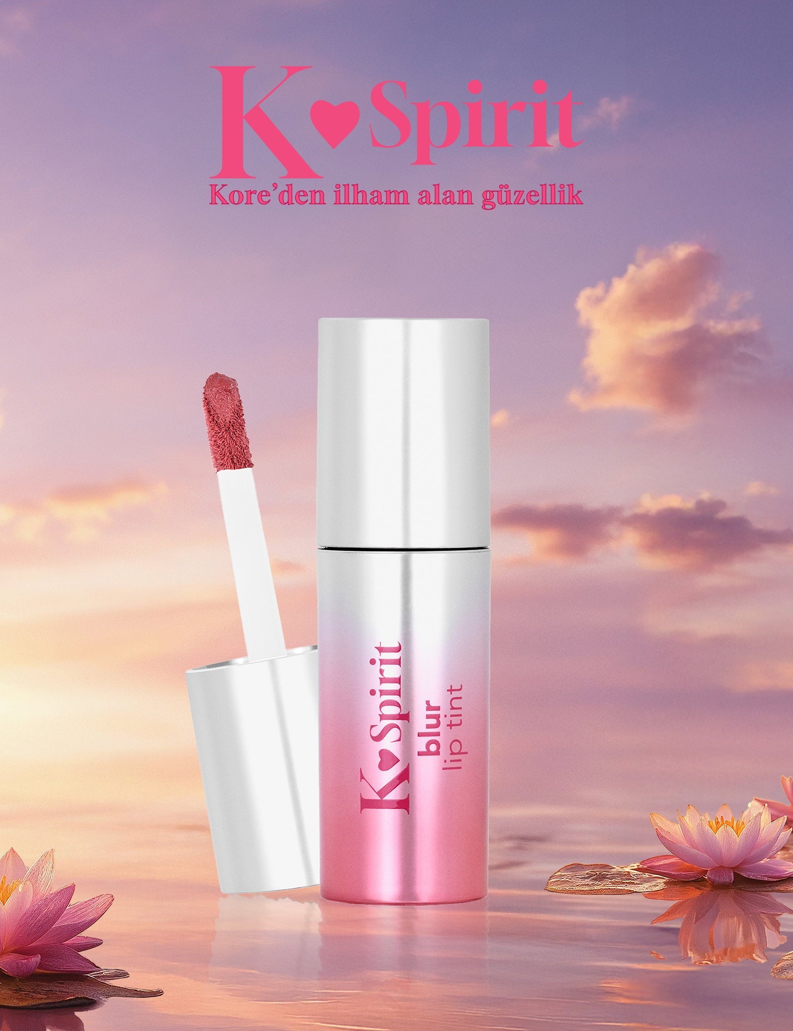 Flormar K-Spirit Blur Lip Tint Moisturizing Matte Finish