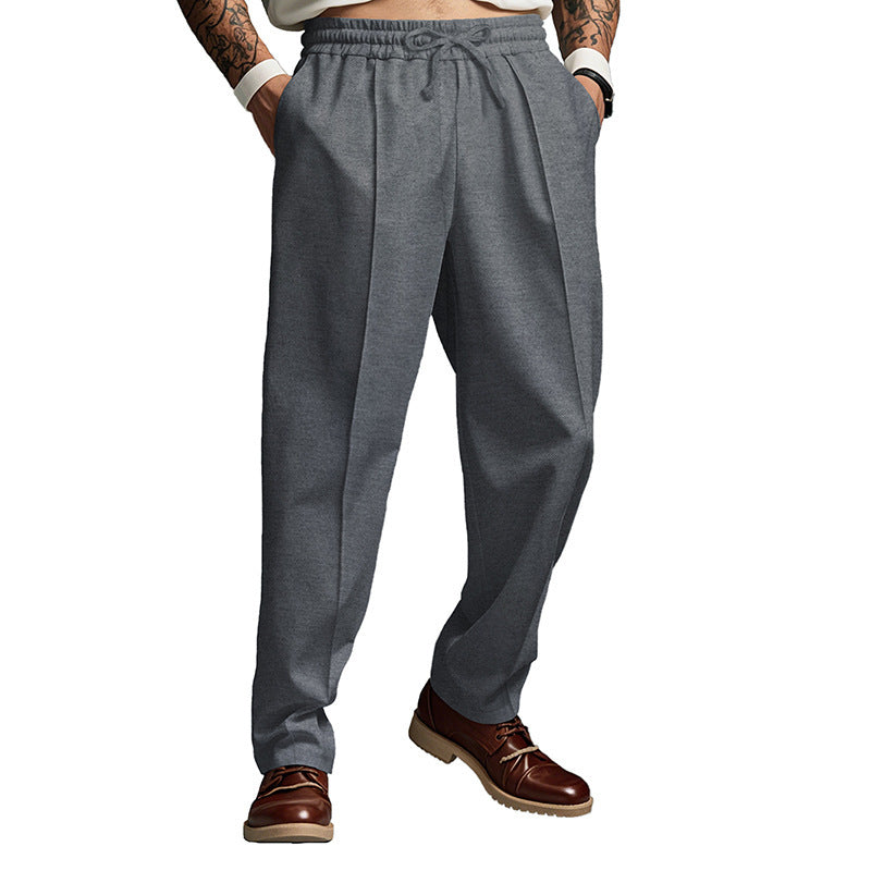 Mens Casual Straight Leg Pants