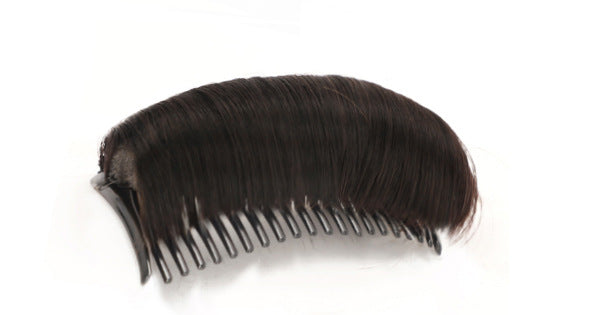 Wigs, hair pads, combs and hair softeners