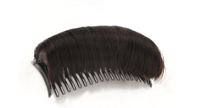 Wigs, hair pads, combs and hair softeners