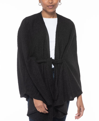 Inc International Concepts Sherpa Faux Fur Belted Kimono, One Size