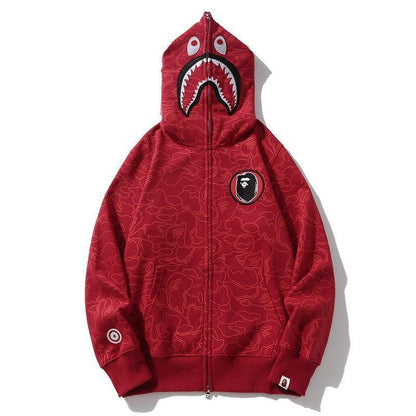 BAPE Line Camo Shark Full Zip Hoodie A Bathing Ape &