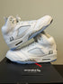 New Nike Jordan 5 Retro White Metallic 2026 Shoes by Stvshbox