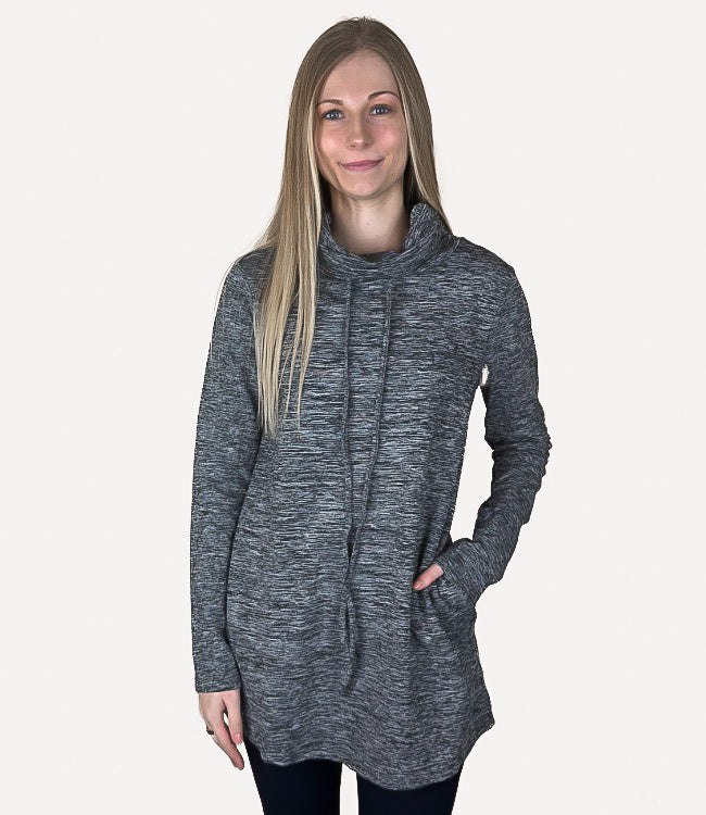 Rayna Cowl neck Sweater - Black