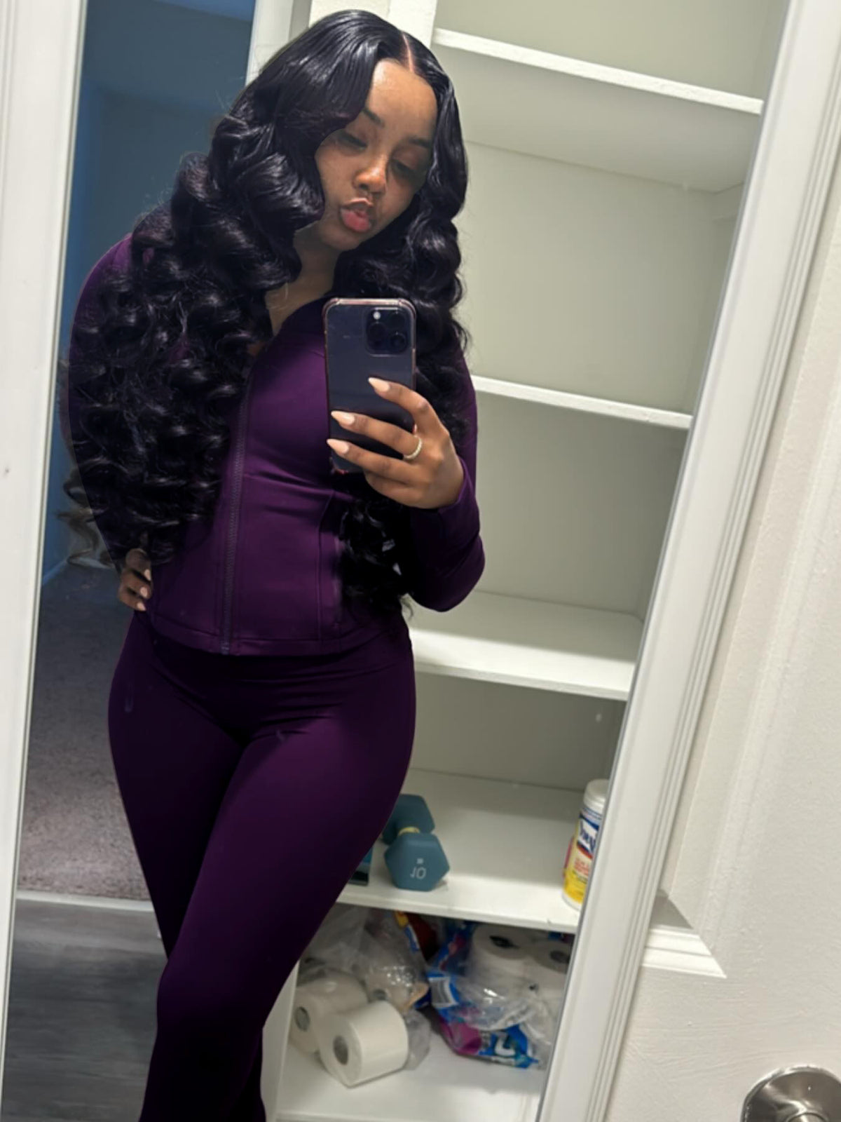 Womens Long Sleeve TwoPiece Set
