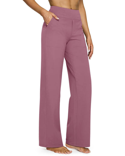 Casual High-Waisted Straight Pants Loose Pocket Yoga Pants