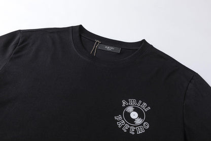 Amiri Black T-Shirt Without Collar