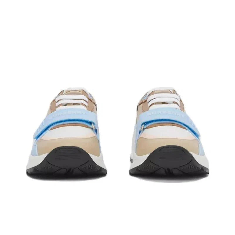 Burberry Cushioning Anti Slip And Wear Resistant Low Top Casual Shoes Blue Brown