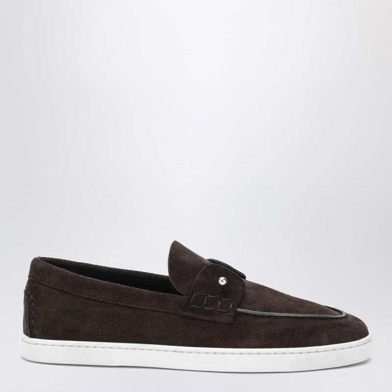 CHRISTIAN LOUBOUTIN Elegant Suede Loafers for Men