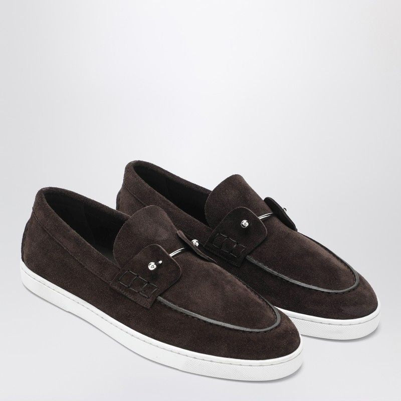 CHRISTIAN LOUBOUTIN Elegant Suede Loafers for Men
