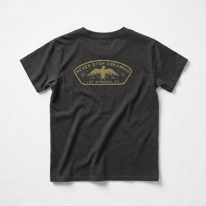 NEVER STOP DREAMING TEE - VINTAGE BLACK