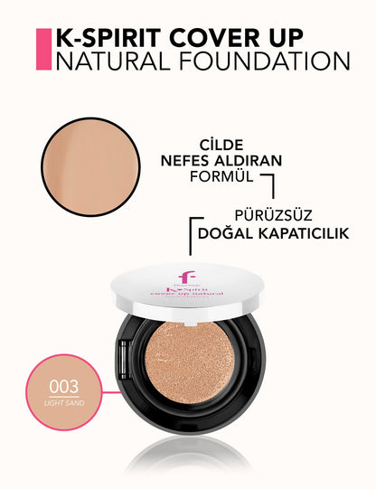 Flormar K-Spirit Cover Up High Coverage Cushion Foundation 15g