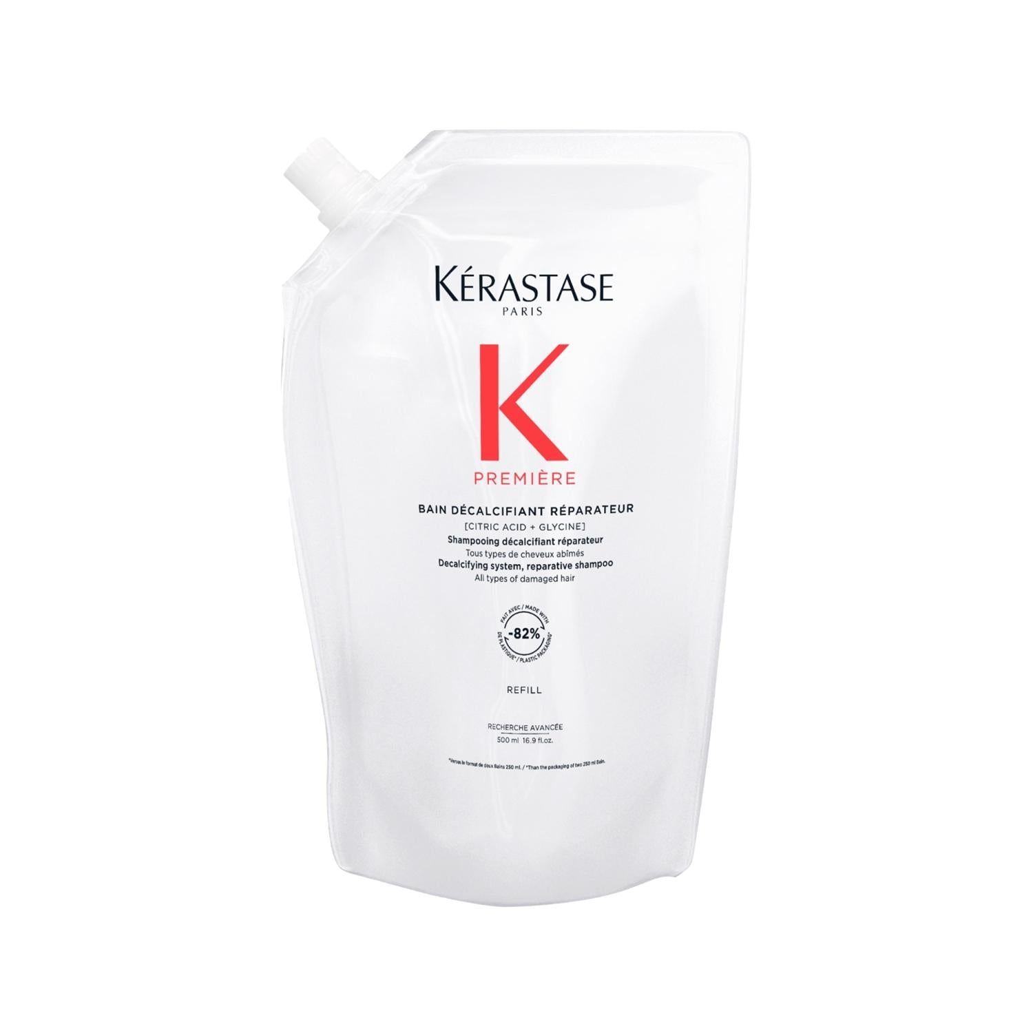 Kerastase Premiere Repairing Shampoo for Damaged Hair - 500ml Refill, Decalcifying &amp; Nourishing