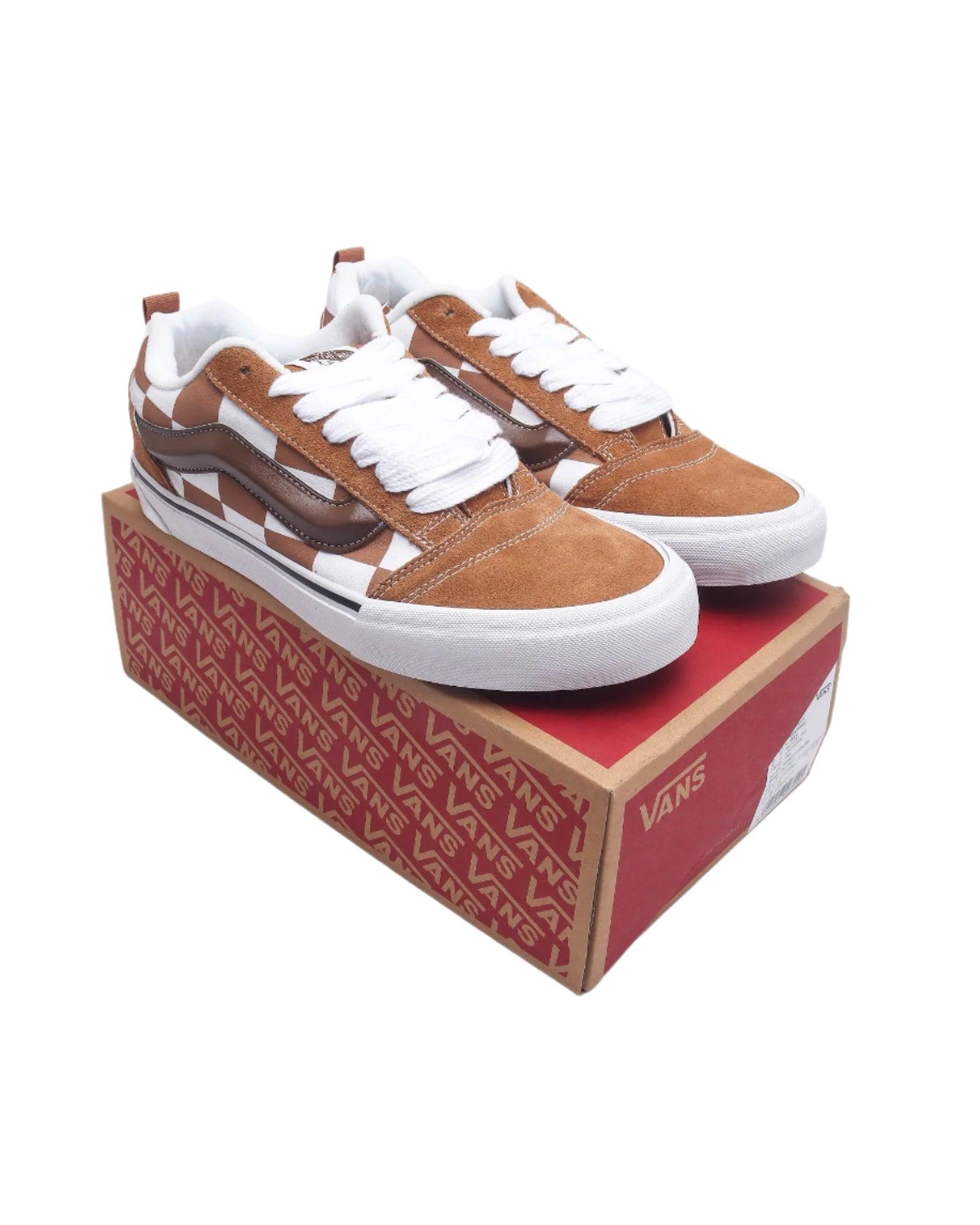 Vans Knu Skool Mega Check Brown &