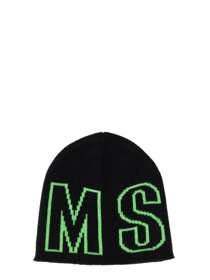 MSGM Logo Beanie Hat for Men