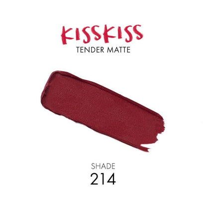 Guerlain Kisskiss Tender Matte 214 Romantic Nude Lipstick 2.8g
