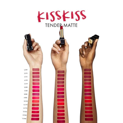 Guerlain KissKiss Tender Matte 940 My Rouge Luminous Lipstick