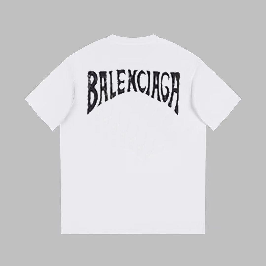 Balenciaga White T-Shirt Without Collar