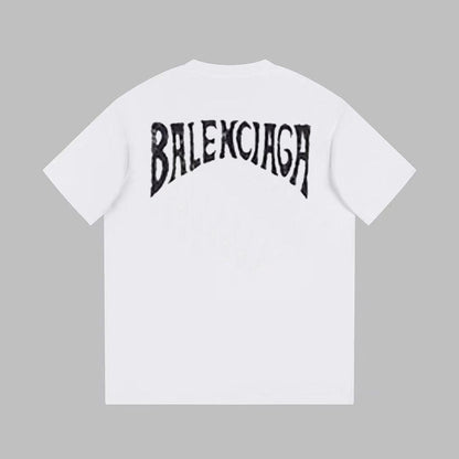 Balenciaga White T-Shirt Without Collar