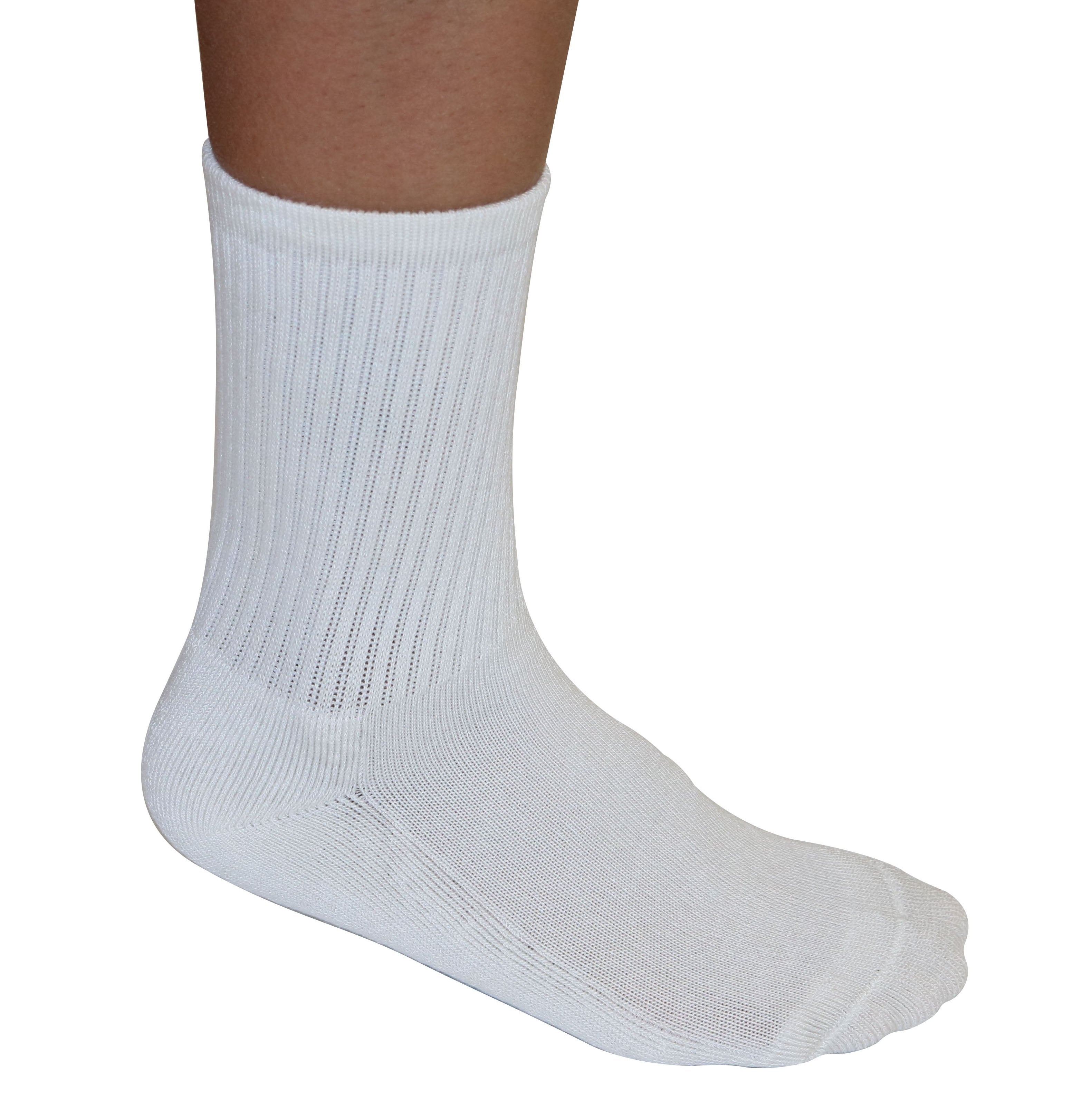 3/4 Crew Athletic Bamboo Viscose Socks – Natural, Unisex