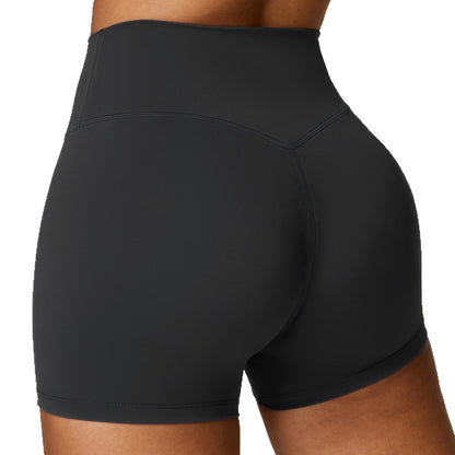Womens High Waist Yoga Fitness Shorts
