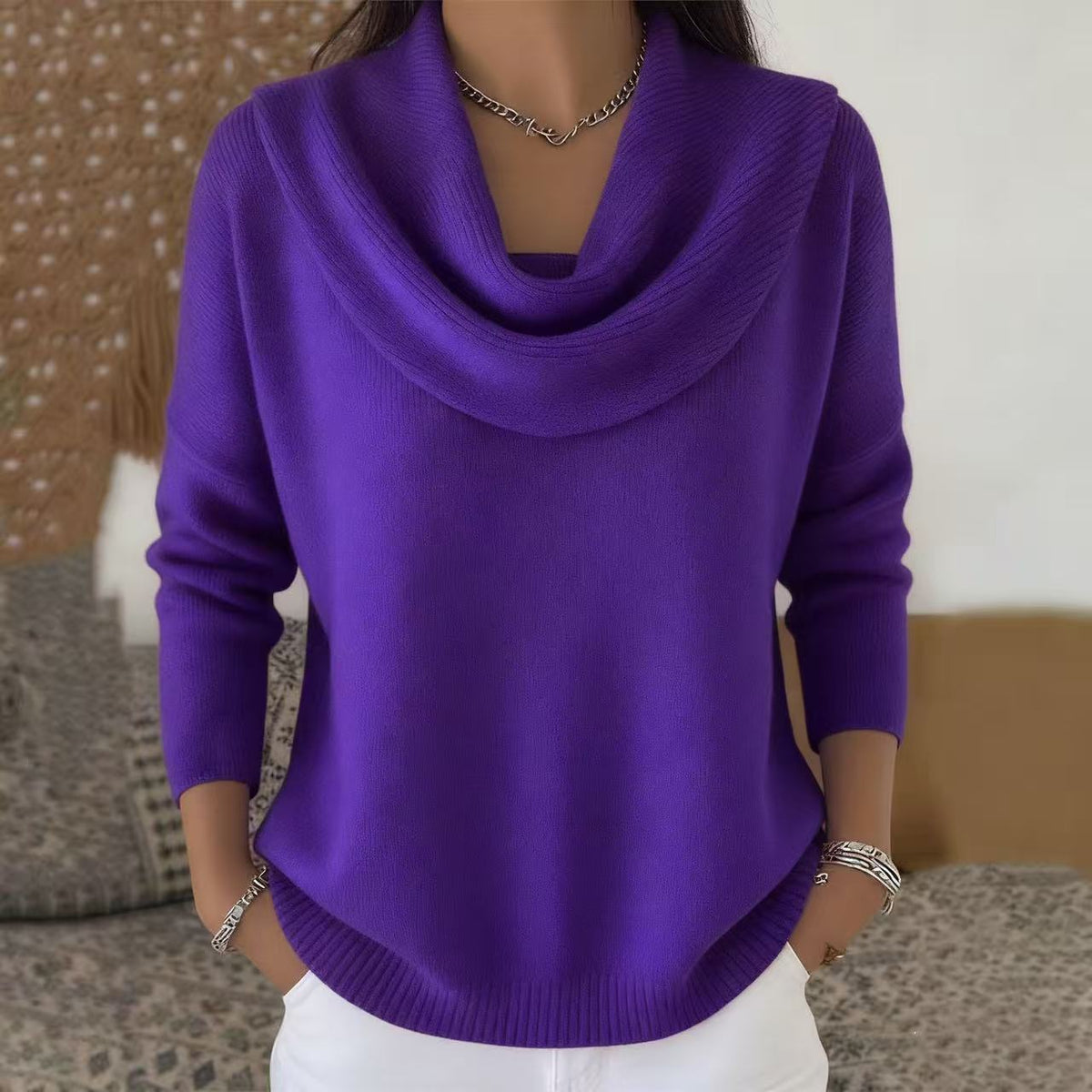 Sequin Loose Knit Sweater