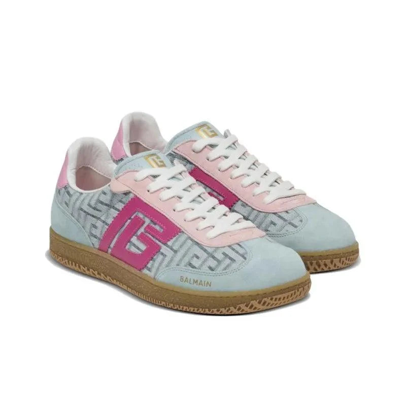 BALMAIN Swan Labyrinth Sneakers