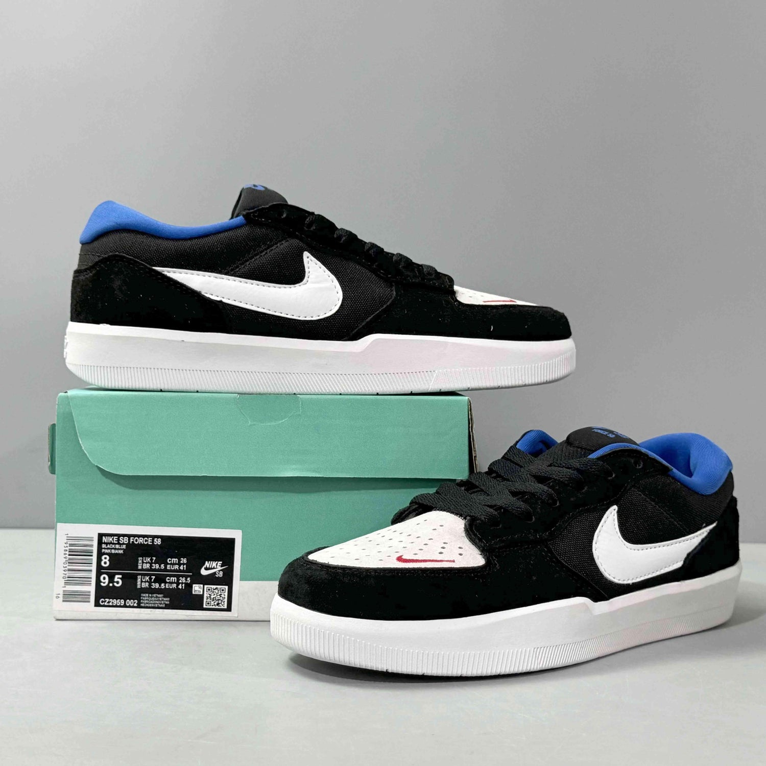 Nike SB Force 58 Black White Royal