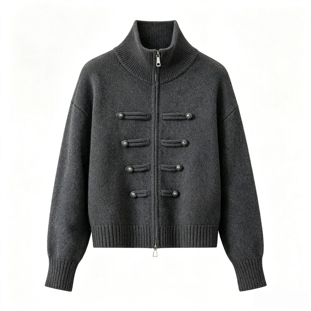 Womens Knitted Open Front Cardigan