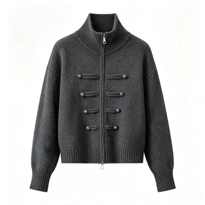 Womens Knitted Open Front Cardigan