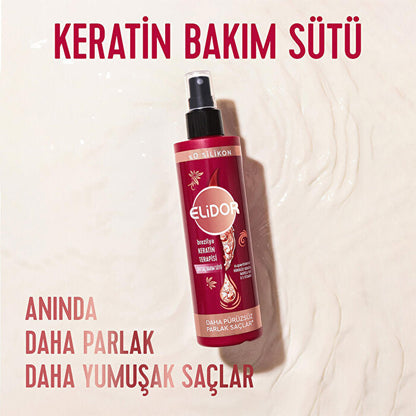 Elidor Brazilian Keratin Therapy Hair Care Lotion 200ml - Silky Smooth